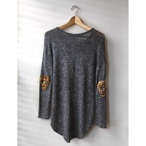 Grey Skull Long Sleeve Shirt